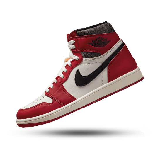 Air Jordan 1 Retro High OG Chicago Lost & Found, Side View
