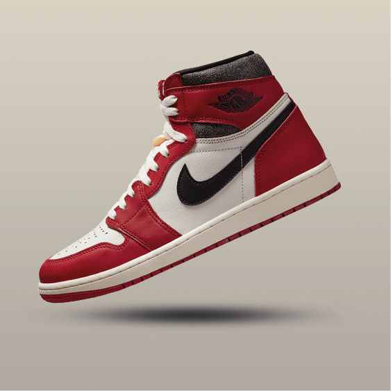 Air Jordan 1 Retro High OG Chicago Lost & Found, Side View 2