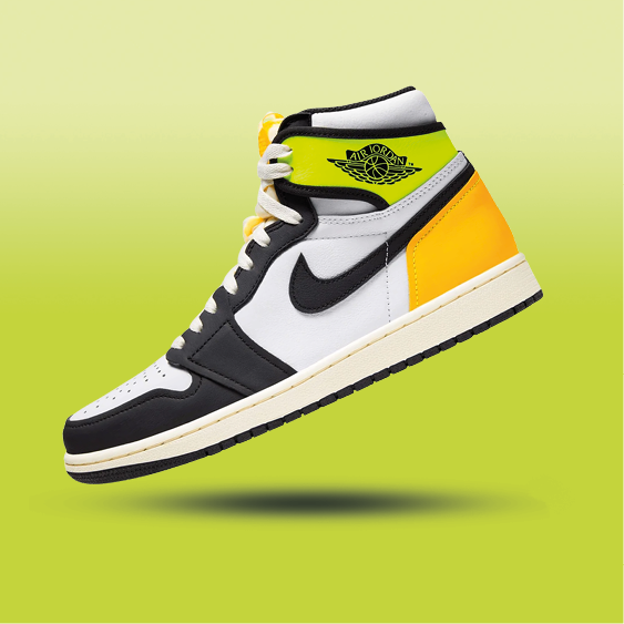 Air Jordan 1 Retro High Volt University Gold