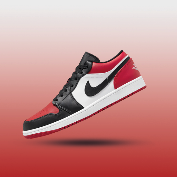 Air Jordan 1 Low Bred Toe