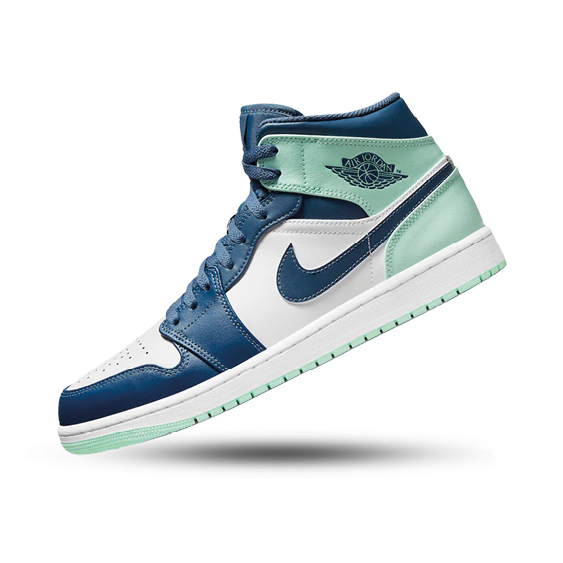 Air Jordan 1 Mid Blue Mint