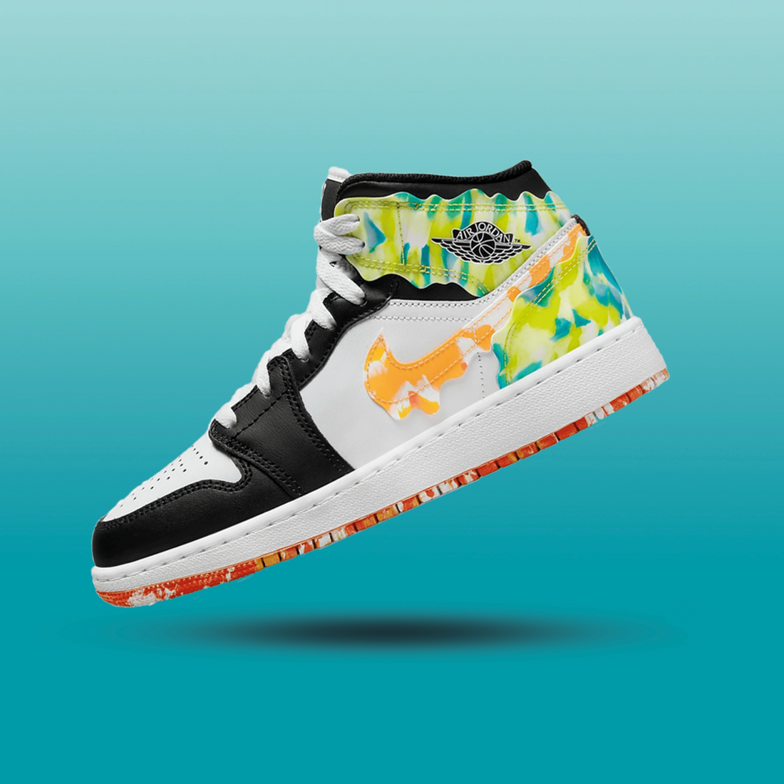 Air Jordan 1 Mid SE Drip GS