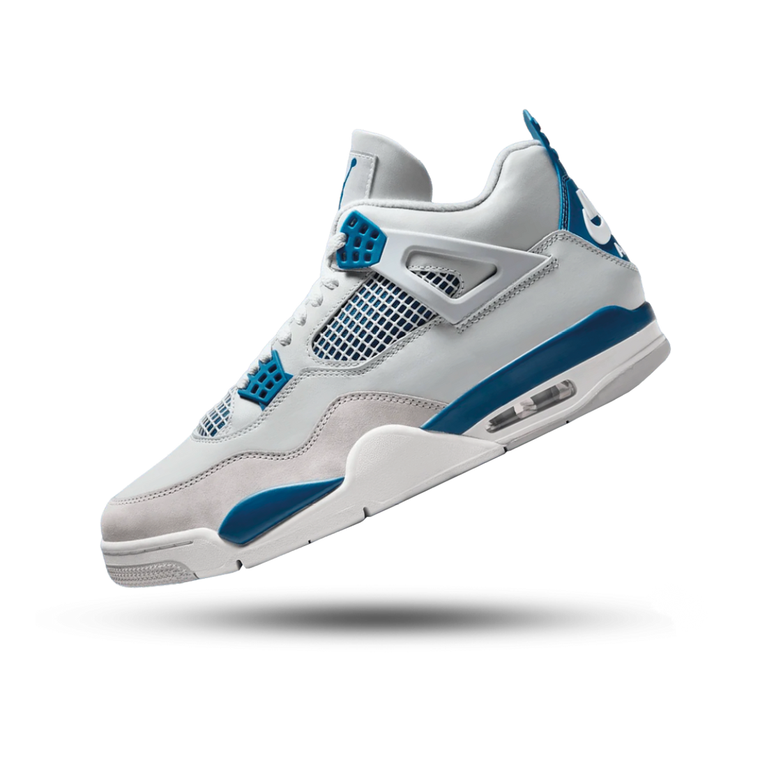 Air Jordan 4 Retro Military Blue 2024, Side View