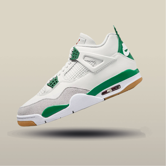 Air Jordan 4 Retro x Nike SB Pine Green
