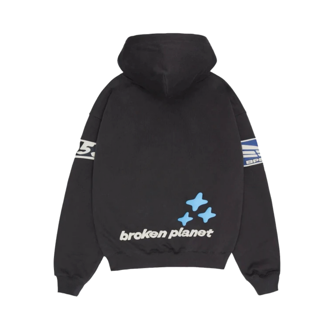 Broken Planet Market Escape to the Future Hoodie Soot Black
