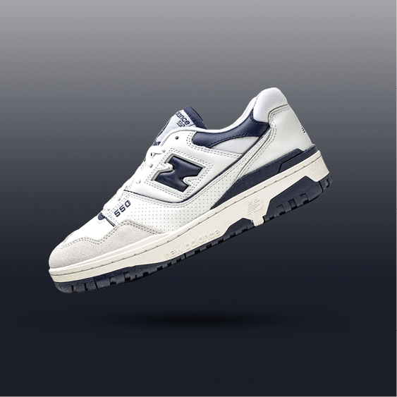 New Balance 550 White Navy