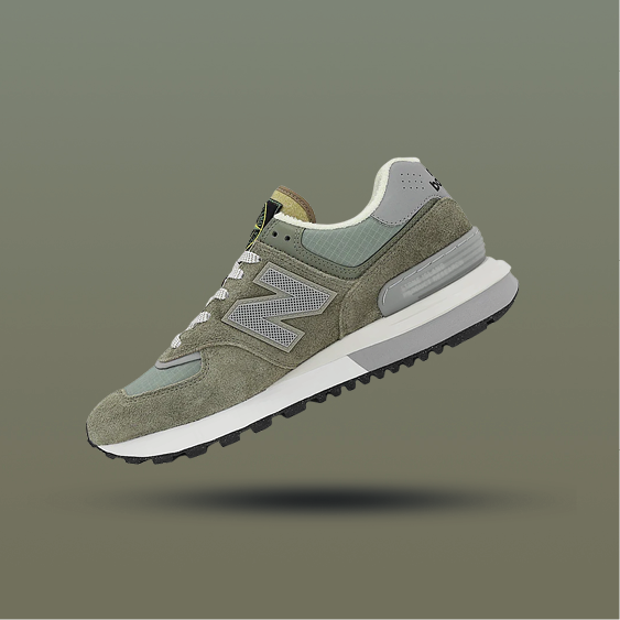 New Balance x Stone Island 574 Olive Green