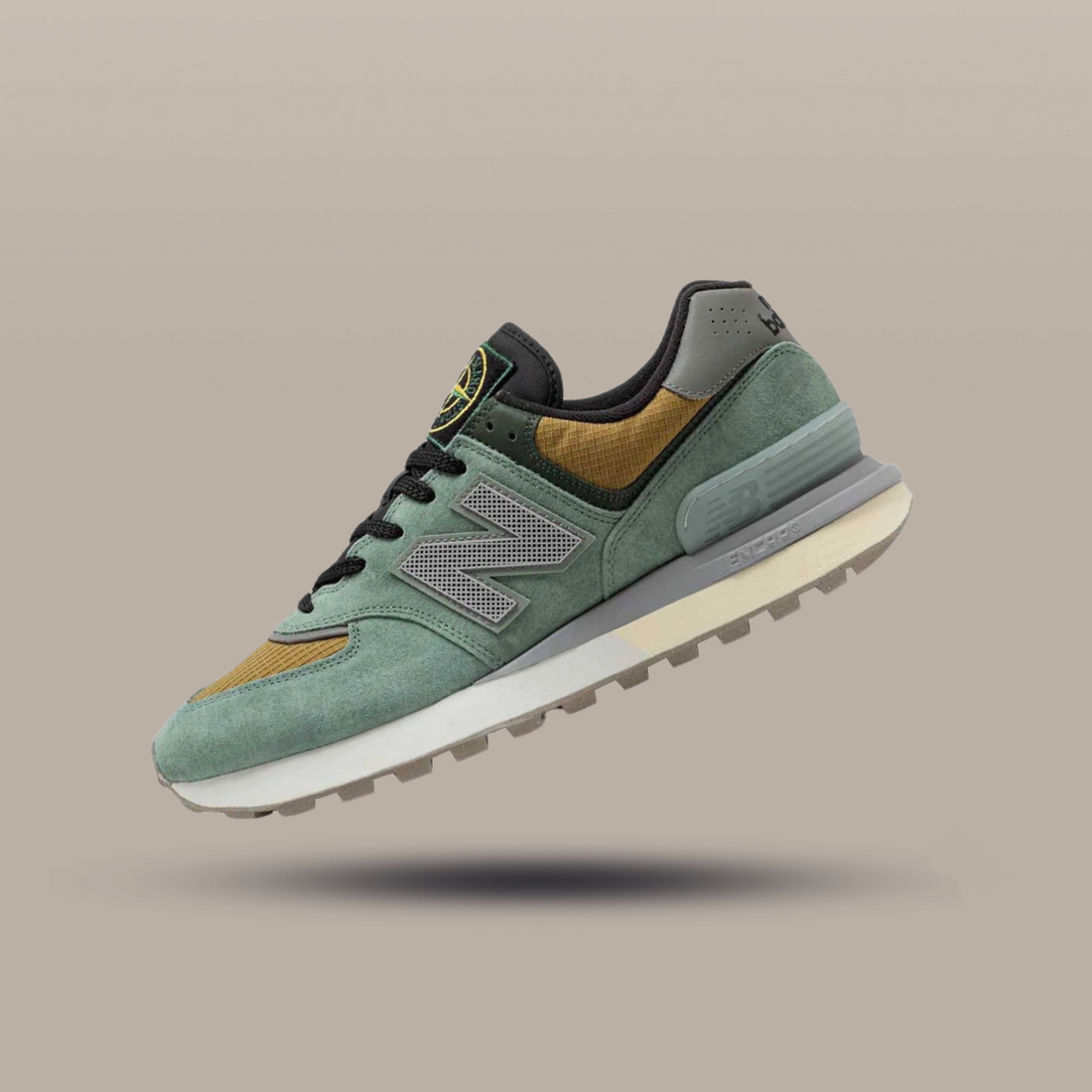 New Balance x Stone Island 574 Light Green