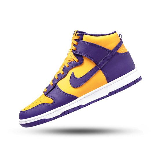 Nike Dunk High Lakers