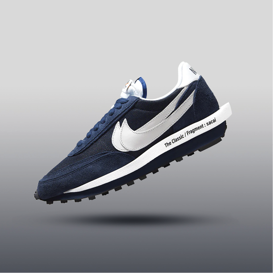 Nike LD Waffle x Fragment Design x Sacai Blue Void