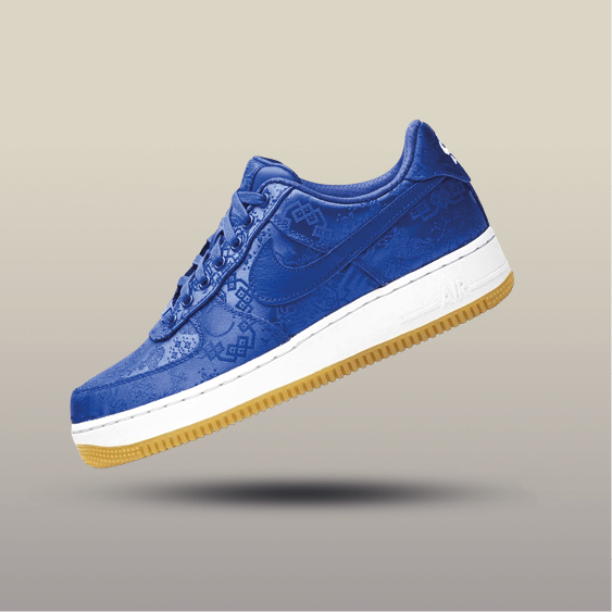 Nike Air Force 1 x Clot Blue Silk Everything Butta