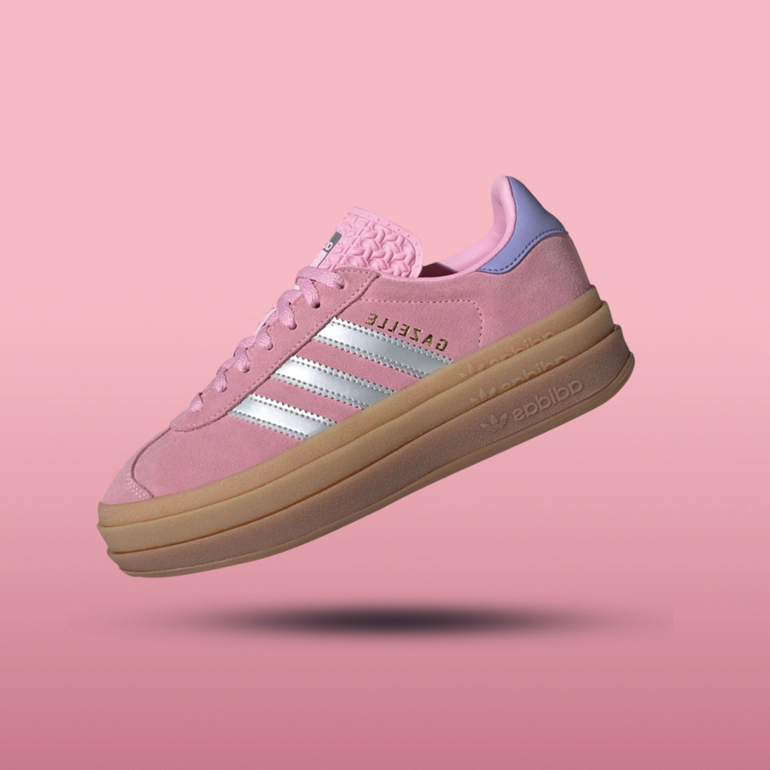 adidas Gazelle Bold True Pink Silver (GS), Side View 2